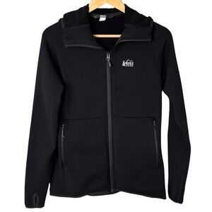 REI Co-op "Gorpcore" Polartec Fleece Full-Zip Jacket Black Medium
